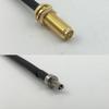 12 inch 30cm RG178 RP-SMA Female Long to CRC9 Male Pigtail Jumper RF coaxial cable 50 ohm Quick USA Shipping view 1