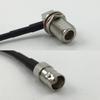 12 inch 30cm RG178 N Female Bulkhead Angle to BNC FEMALE Pigtail Jumper RF coaxial cable 50 ohm Quick USA Shipping view 1