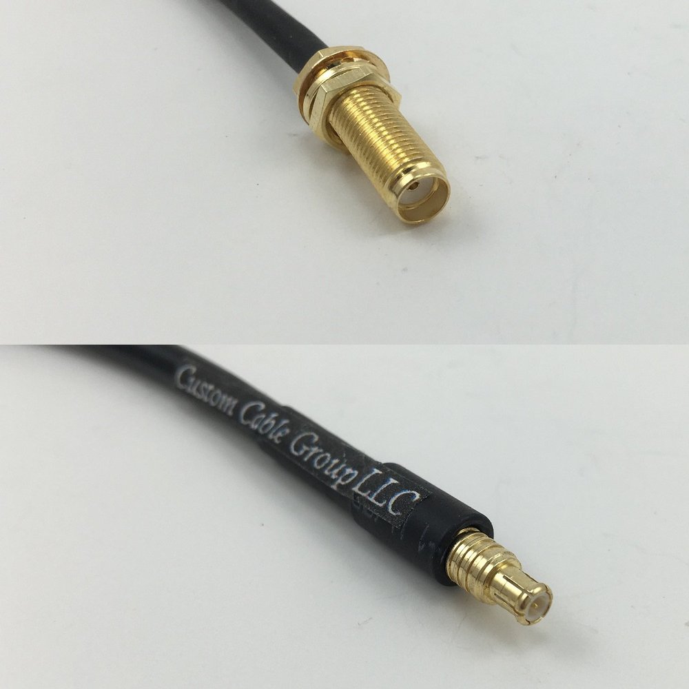 12 inch 30cm RG174 SMA Female Long to MCX MALE Pigtail Jumper RF coaxial cable 50 ohm Quick USA Shipping