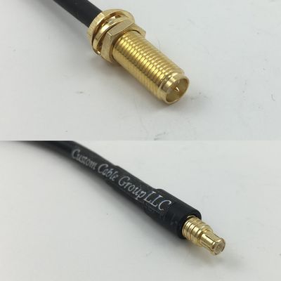 12 inch 30cm RG316 RP-SMA Female Long to MCX MALE Pigtail Jumper RF coaxial cable 50 ohm Quick USA Shipping