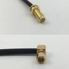 12 inch 30cm RG316 SMA Female Long to SMC Female Angle Pigtail Jumper RF coaxial cable 50 ohm Quick USA Shipping view 1