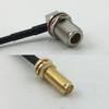 12 inch 30cm RG178 N Female Bulkhead Angle to RP-SMA Female Long Pigtail Jumper RF coaxial Cable 50 ohm Quick USA Shipping view 1