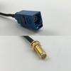 12 inch 30cm RG174 Fakra Blue GPS to SMA Female Long Pigtail Jumper RF coaxial Cable 50 ohm Quick USA Shipping view 1