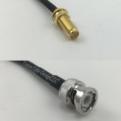 12 inch 30cm RG316 SMA Female Long to BNC MALE Pigtail Jumper RF coaxial cable 50 ohm Quick USA Shipping