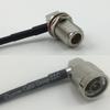 12 inch 30cm RG316 N Female Bulkhead Angle to N MALE ANGLE Pigtail Jumper RF coaxial cable 50 ohm Quick USA Shipping view 1
