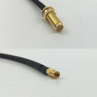 12 inch 30cm RG316 SMA Female Long to MMCX FEMALE Pigtail Jumper RF coaxial cable 50 ohm Quick USA Shipping