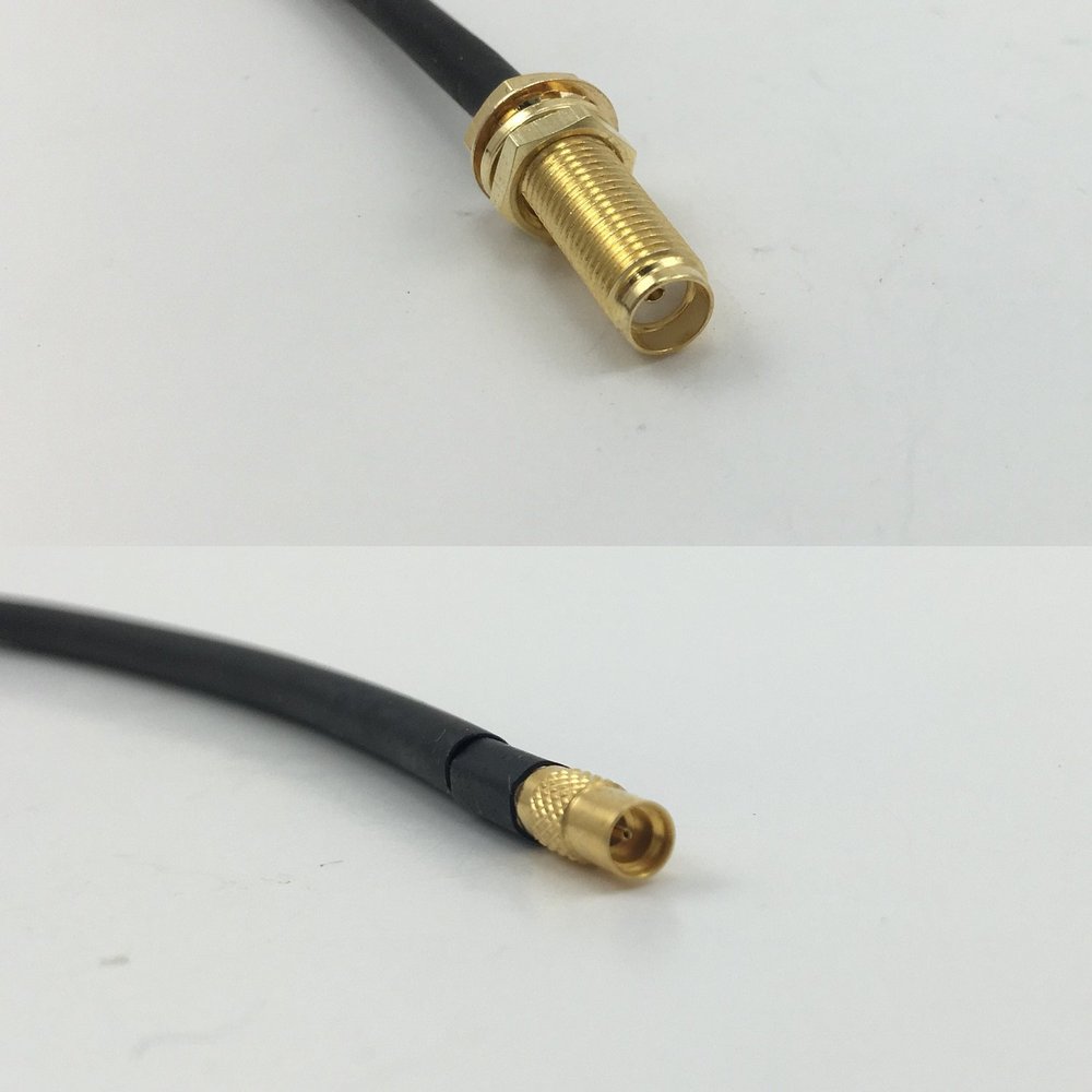 12 inch 30cm RG316 SMA Female Long to MMCX FEMALE Pigtail Jumper RF coaxial cable 50 ohm Quick USA Shipping