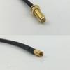 12 inch 30cm RG316 SMA Female Long to MMCX FEMALE Pigtail Jumper RF coaxial cable 50 ohm Quick USA Shipping view 1