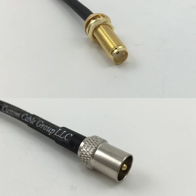 3 feet RG178 SMA Female Long to DVB TV Pal Male Pigtail Jumper RF coaxial cable 50 ohm Quick USA Shipping