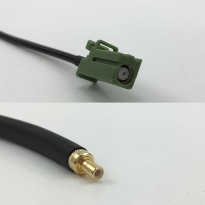 3 feet RG316 Avic Green Pioneer Jack to SMB MALE Pigtail Jumper RF coaxial cable 50 ohm Quick USA Shipping