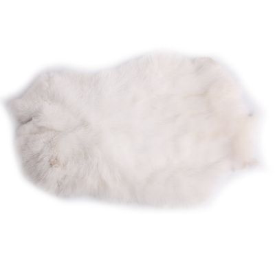 URSFUR Natural Top Grade Rabbit Large Soft Pelt Skin 18.5inches