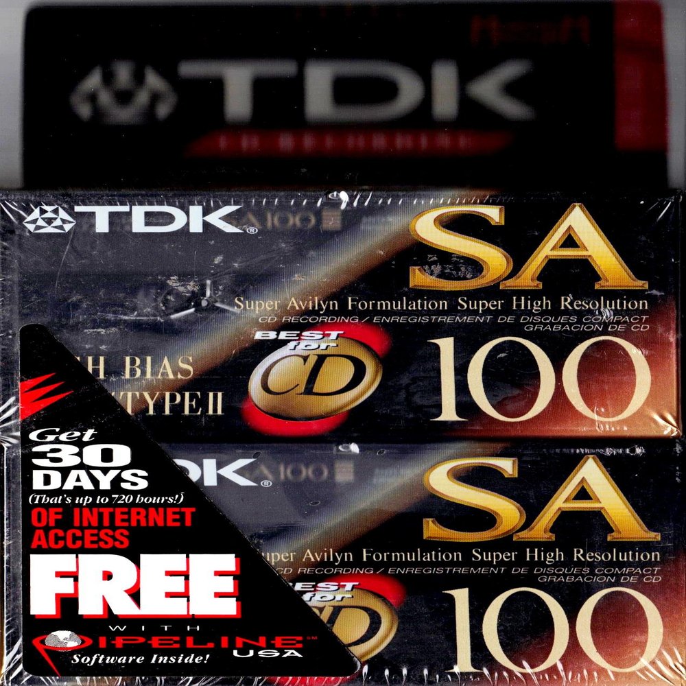 TDK SA100 High Bias Blank Cassettes (2 Pack)
