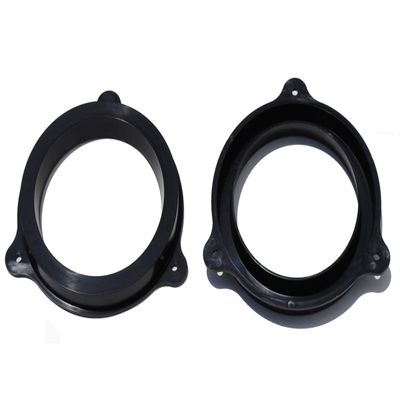 Driak 2pcs 6.5 Inch Black Plastic Speaker Adapter Bracket Ring