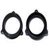 Driak 2pcs 6.5 Inch Black Plastic Speaker Adapter Bracket Ring view 1