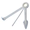 The Big Easy Pipe Accessories P844 3-Way Czech Pipe Tool-P844, Silver view 1
