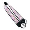 Paisley Camera Strap, Aqua Pink view 2