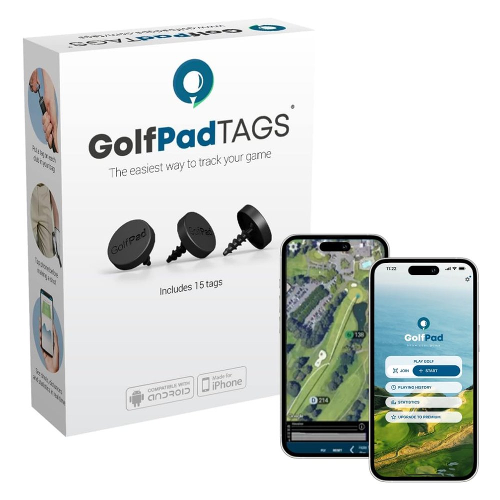 Golf Pad TAGS Real-Time Golf Tracking and Game Analysis System