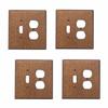 4 Switchplate Oak Toggle/Outlet | Renovator's Supply view 1