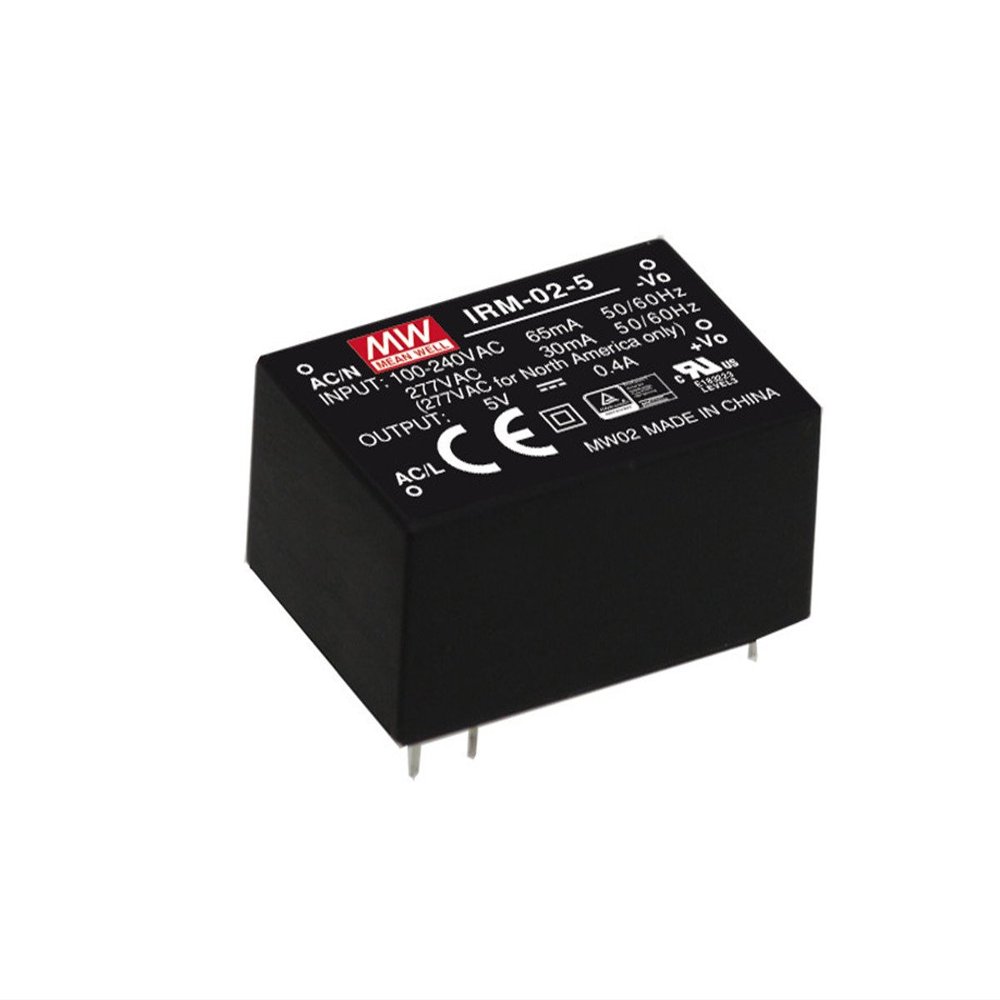 [PowerNex] Mean Well IRM-02-15 15V 133mA 2W Miniature Encapsulated Type Green Open Frame Power Supplies