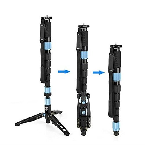 GOWE Professional Carbon Fiber Video Camera Monopod Tripod For Canon Nikon DSLR Camera with Carrying Bag