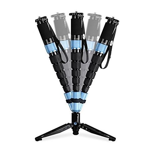 GOWE Professional Lightweight Carbon Fiber Video Camera Monopod Tripod with Carrying Bag For Canon Nikon SLR DSLR Camera