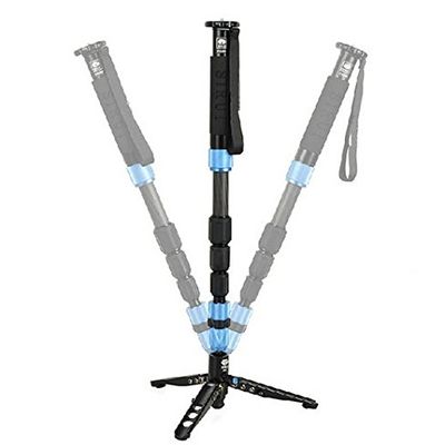 GOWE Professional Carbon Fiber Photo Video DSLR Camera Monopod Tripod For Canon Nikon Camera with Carrying Bag