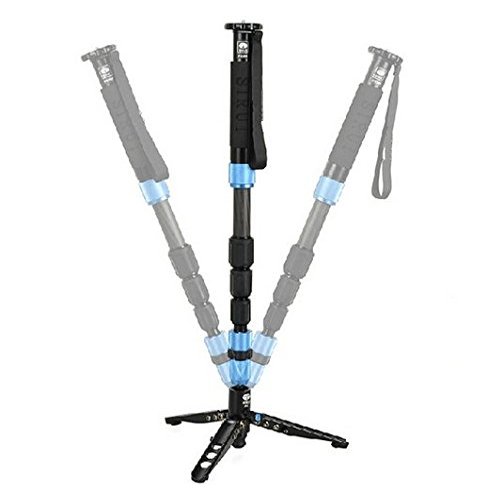 GOWE Professional Carbon Fiber Photo Video DSLR Camera Monopod Tripod For Canon Nikon Camera with Carrying Bag