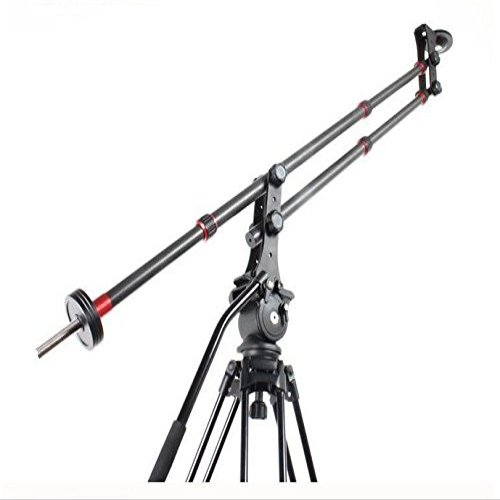 GOWE professional carbon fiber Sunrise portable mini JIB portable camera crane video jimmy with counter weight