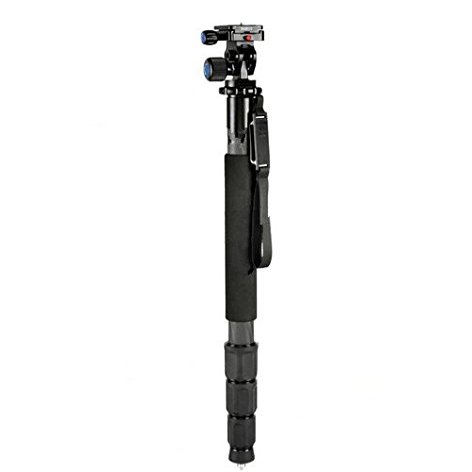 GOWE Portable Lightweight Carbon Fiber Professional Camera Monopod + L10 Tripod Head + with Bag for Canon Nikon Sony DSLR