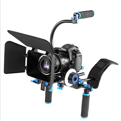 GOWE DSLR Rig Camera Shoulder Stabilizer Movie Film Support Kit Follow Focus Matte Box for Canon Nikon Sony BMCC GH4 Video Camcorder