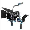 GOWE DSLR Rig Camera Shoulder Stabilizer Movie Film Support Kit Follow Focus Matte Box for Canon Nikon Sony BMCC GH4 Video Camcorder view 1