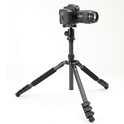 GOWE Professional Portable Carbon Fiber Tripod for DSLR Camera + K10X Ball Head + Tripod Bag/Flexible Camera Stand
