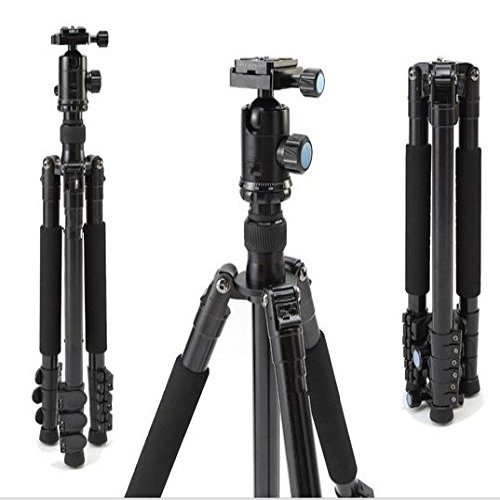 GOWE Professional Portable Aluminum Tripod for DSLR SLR Camera K20X Ball Head Max Loading 12KG Flexible Camera Stand
