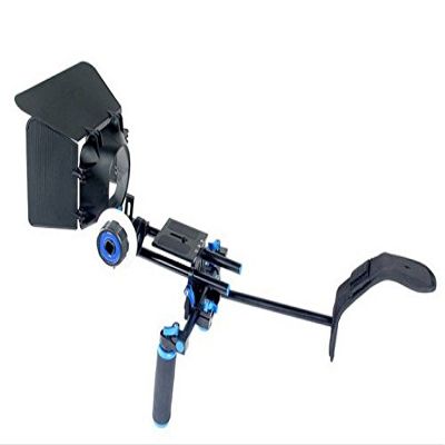 GOWE 3in1 DSLR Rig Set Movie Kit Film Making System Shoulder Mount Follow Focus Matte Box for Canon Nikon Sony Camera Video Camcorder