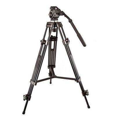 GOWE Professional Heavy Duty Video Camcorder Tripod DSLR Camera Tripod with Fluid Head for Canon Nikon