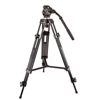GOWE Professional Heavy Duty Video Camcorder Tripod DSLR Camera Tripod with Fluid Head for Canon Nikon