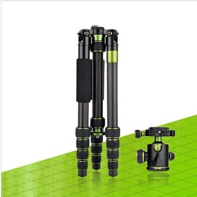 GOWE Professional Portable Carbon Fiber Tripod For Camera Can Changed Monopod+Ball Head