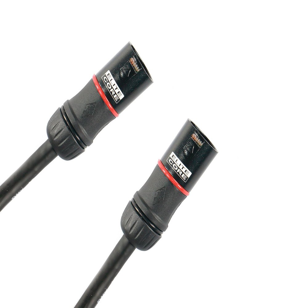 Elite Core SUPERCAT5E | Ultra-Flexible Shielded Tactical CAT5E | CS45 Converta-Shell Connectors | 20' ft, 20 (SUPERCAT5E-S-CS-20)