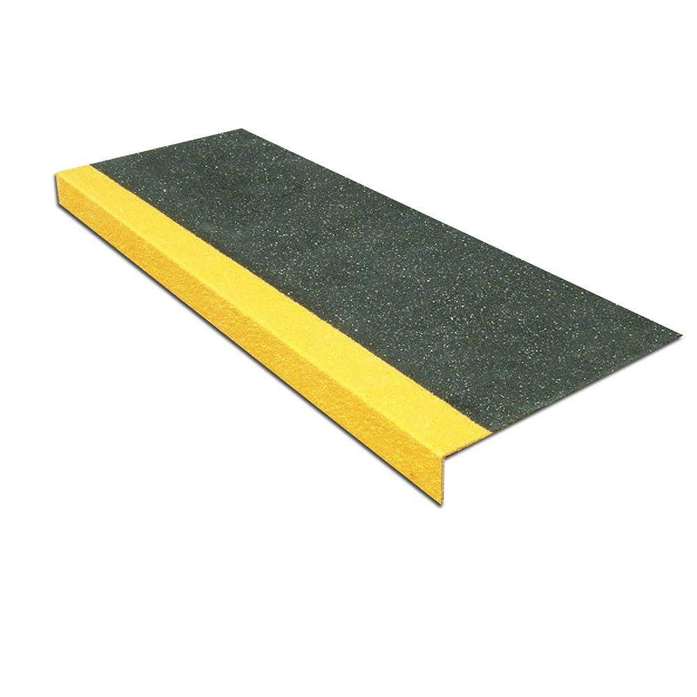 Med Grit Step Covers - Black & Yellow Medium 48" X 10"