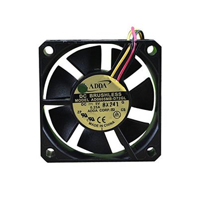 ADDA AD0605MB-D72GL 5V 0.25A 6015 6CM 3WIRE Cooling Fan