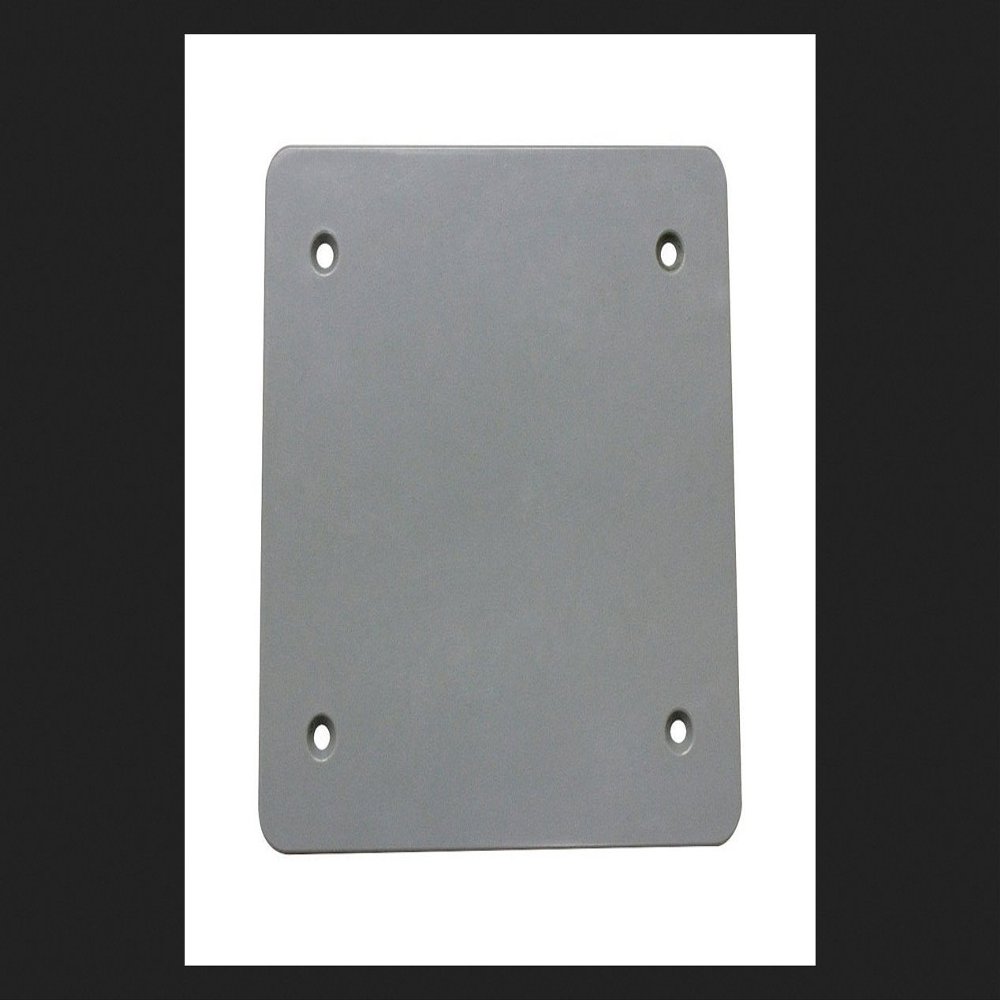 Sigma Electric Square Plastic 2 Gang Flat Box Cover for Wet Locations