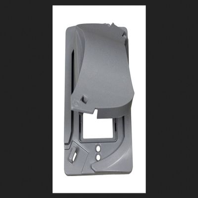 Sigma Electric Cover Flat Plstc 1g Gray