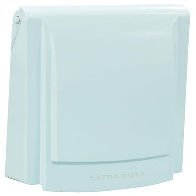 Sigma 14440WH Weatherproof Slimline In Use Vertical Receptacle Cover, White