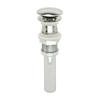 PF WaterWorks PF0717-CHDecoDRAINPush Pop-Up Sink Drain without Overflow - Umbrella Cap - Plated ABSCap Dia. 2.5 in.Chrome1Piece view 1