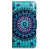 Bcov Case for iPhone 6s Plus/iPhone 6 Plus, Green Mandala DesignLeather Flip Wallet Case Cover with Card Slot Holder Kickstand for iPhone 6 Plus/6S Plus view 1