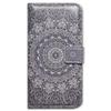 Bcov Case for iPod Touch 7/iPod Touch 6,Bcov Grey Mandala Pattern Wallet Flip Leather Cover Case with Credit Card ID Card Slot Holder Kickstand for iPod Touch 7/6/5 view 1
