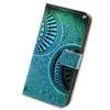 Bcov Case for iPod Touch 7/iPod Touch 6,Bcov Green Circles of Doodles Wallet Flip Leather Cover Case with Credit Card ID Card Slot Holder Kickstand for iPod Touch 7/6/5 view 4