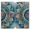 Bcov Case for iPod Touch 7/iPod Touch 6,Bcov Green Circular Mandala Wallet Flip Leather Cover Case with Credit Card ID Card Slot Holder Kickstand for iPod Touch 7/6/5 view 3