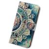 Bcov Case for iPod Touch 7/iPod Touch 6,Bcov Green Circular Mandala Wallet Flip Leather Cover Case with Credit Card ID Card Slot Holder Kickstand for iPod Touch 7/6/5 view 4