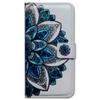 Bcov Case for iPod Touch 7/iPod Touch 6,Bcov Green Mandala Pattern Wallet Flip Leather Cover Case with Credit Card ID Card Slot Holder Kickstand for iPod Touch 7/6/5 view 1